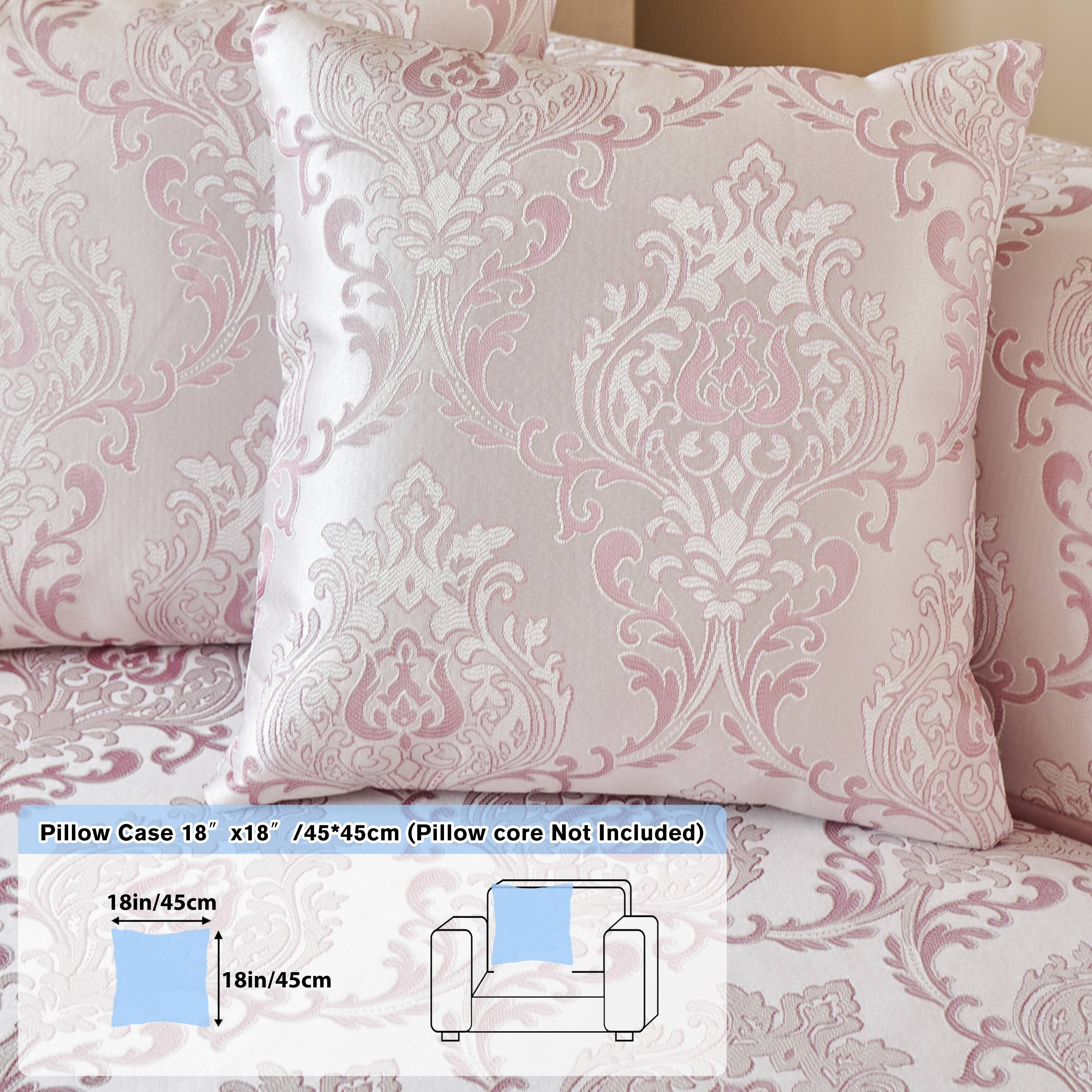 Серый цветочный чехол на диван для 1-4 мест, безопасный для домашних животных, нескользящий, моющийся в машине, из шенилла жаккарда, современный