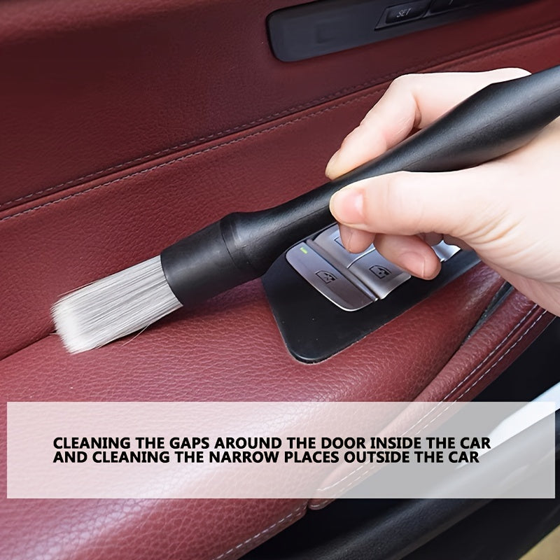 Набор щеток для деталей автомобиля 3 шт. Мягкая щетина, инструменты для очистки колес и интерьера