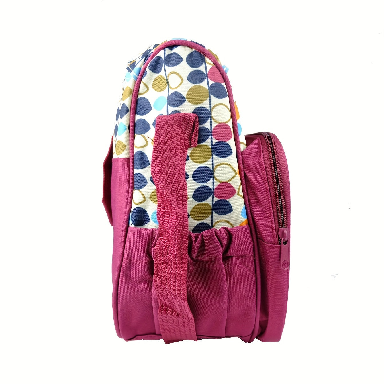 Set of Five Diaper Bags for Moms Large Capacity Shoulder Crossbody Printed Bear