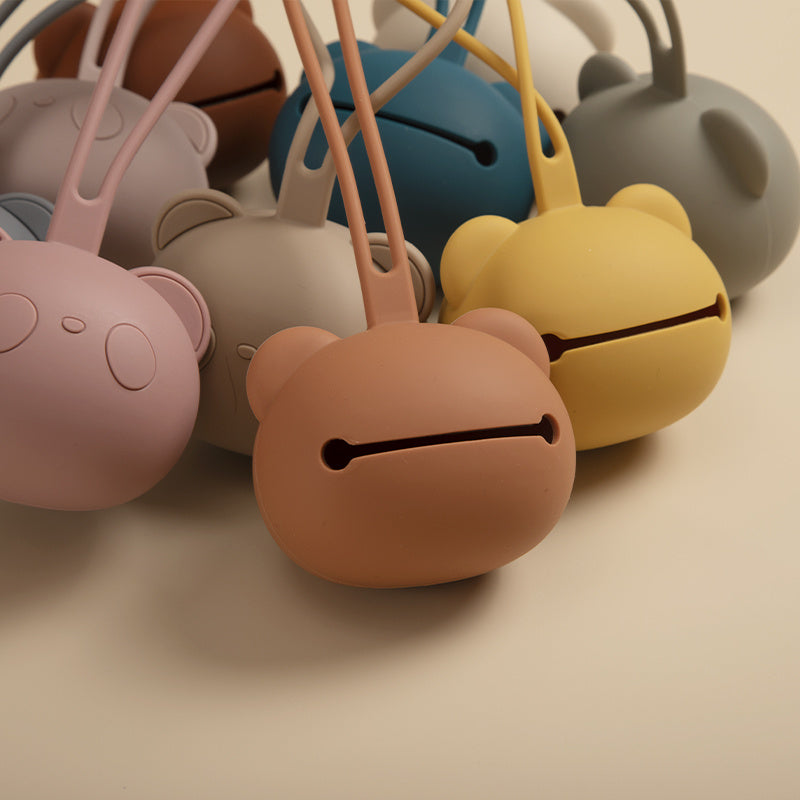 Baby Silicone Pacifier Holder for Nipples, Cute and Durable