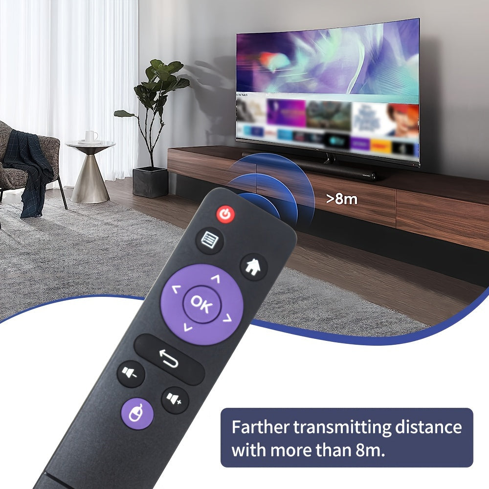 Universal H616 Remote Control for Android TV Boxes Battery Operated Plastic