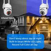 1080P HD Wireless WiFi Security Camera with 2-Way Audio Motion Detection Night Vision Panoramic View
