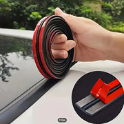 Car Sunroof T-Seal Strip Self-Adhesive Leakproof Noise-Reducing 196.85 Inch