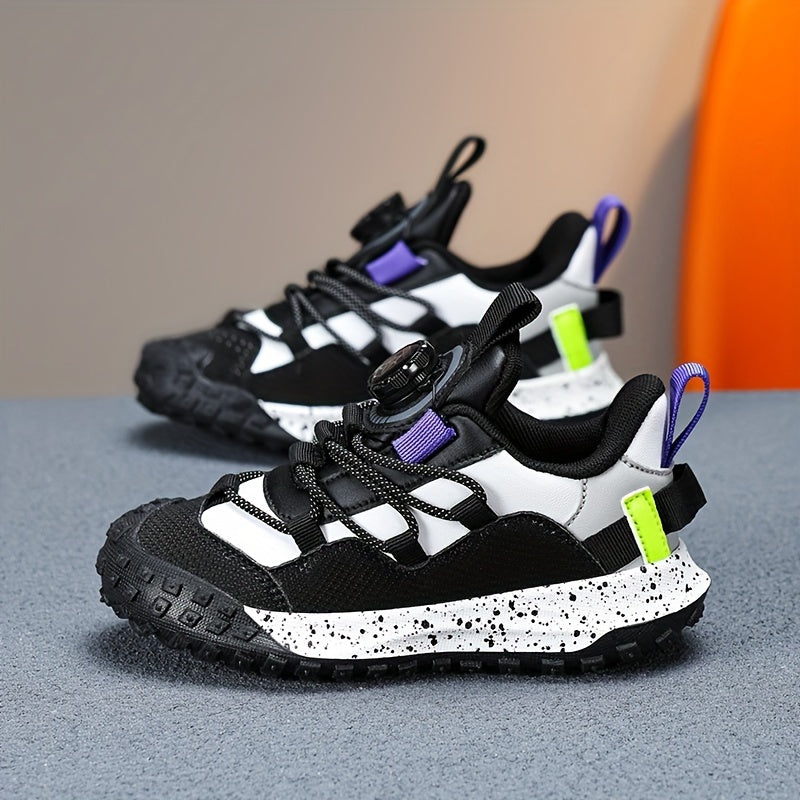 Детские повседневные спортивные кроссовки для мальчиков и девочек, осень-зима, низкий топ, подошва из ТПР