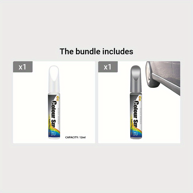 Avtomobil uchun ko'p rangli yorig'lar va chiplarga qarshi avtomobil bo'yoq qalamchasi