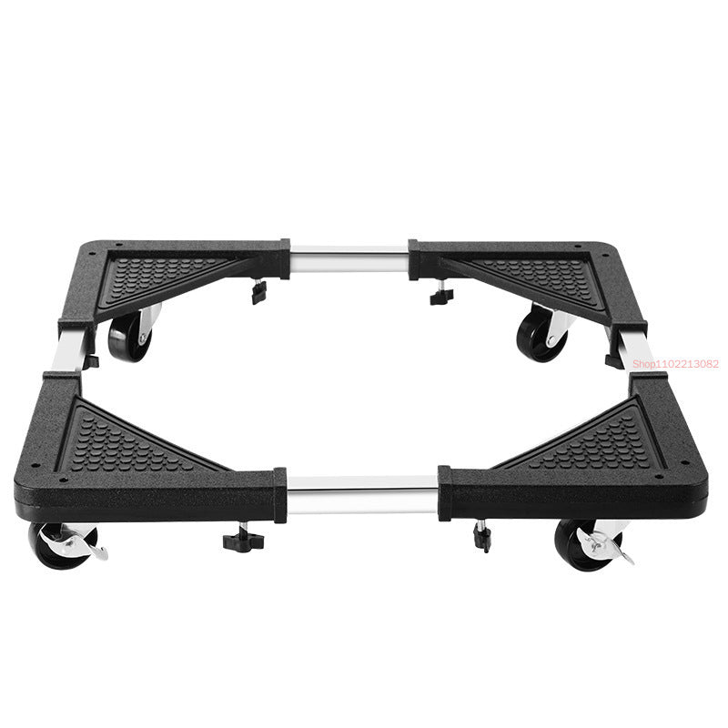 Soporte ajustable de acero inoxidable para electrodomésticos, para nevera y lavadora