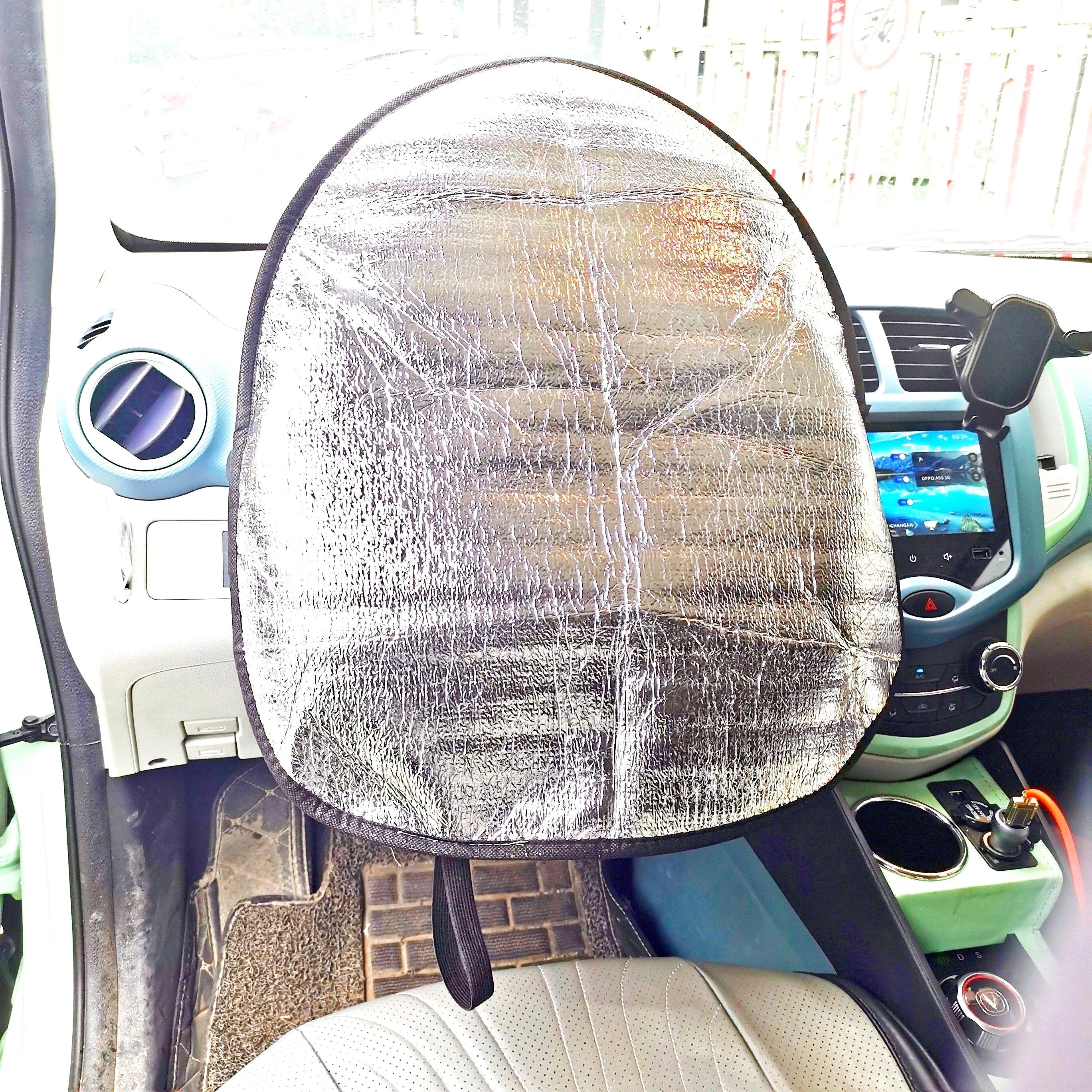 Universal avtomobil boshqaruv g'ildiragi qopqog'i quyosh nuri uchun, alyuminiy folga issiqlik himoyachisi