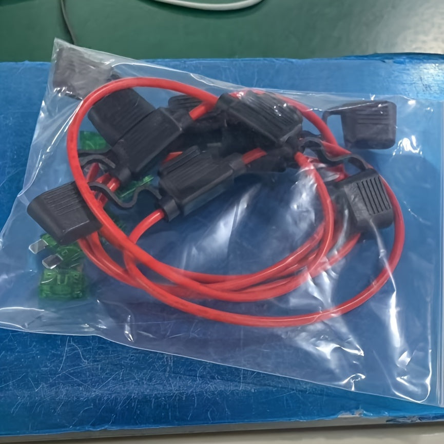 Держатель предохранителя в линию 12 AWG, предохранитель-слезень 30A, упаковка из 5, автомобильная электрика