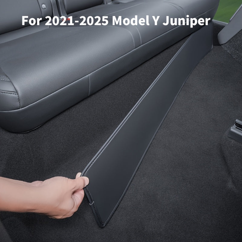 Rear Seat Protectant Pad for Model Y PU Leather Anti-Wear Cover Set