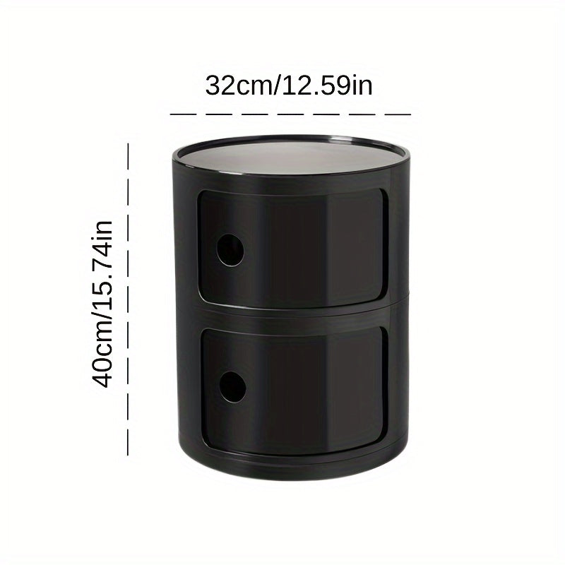 Bedside Table with Drawers 2/3/4 Drawer Options for Bedroom Living Room Office Storage