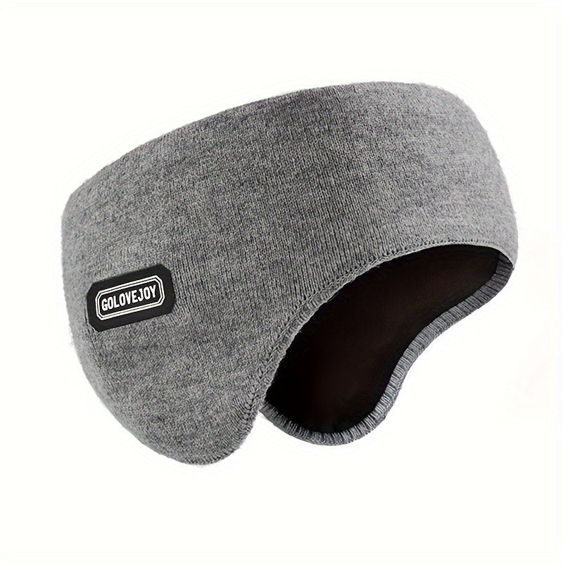 Winter Earmuffs Windproof Cozy Polyester Ear Covers for Running Cycling