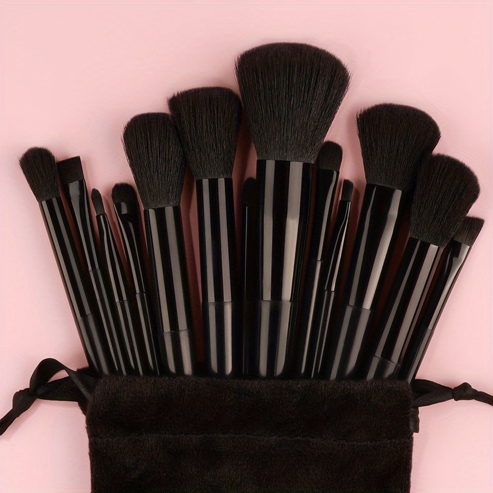 13pcs Makeup Brush Set Soft Fluffy Foundation Blush Eyeshadow Kabuki Beauty Tools