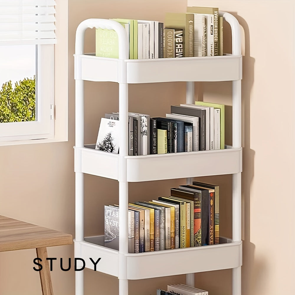 Carro organizador de cocina con ruedas, carrito de almacenamiento multifuncional para despensa y snacks