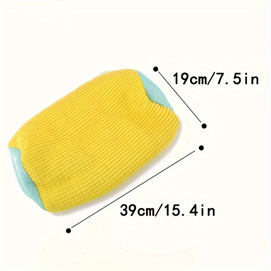 Juego de 2 bolsas para lavar zapatos para protección y limpieza de zapatos gris y amarillo