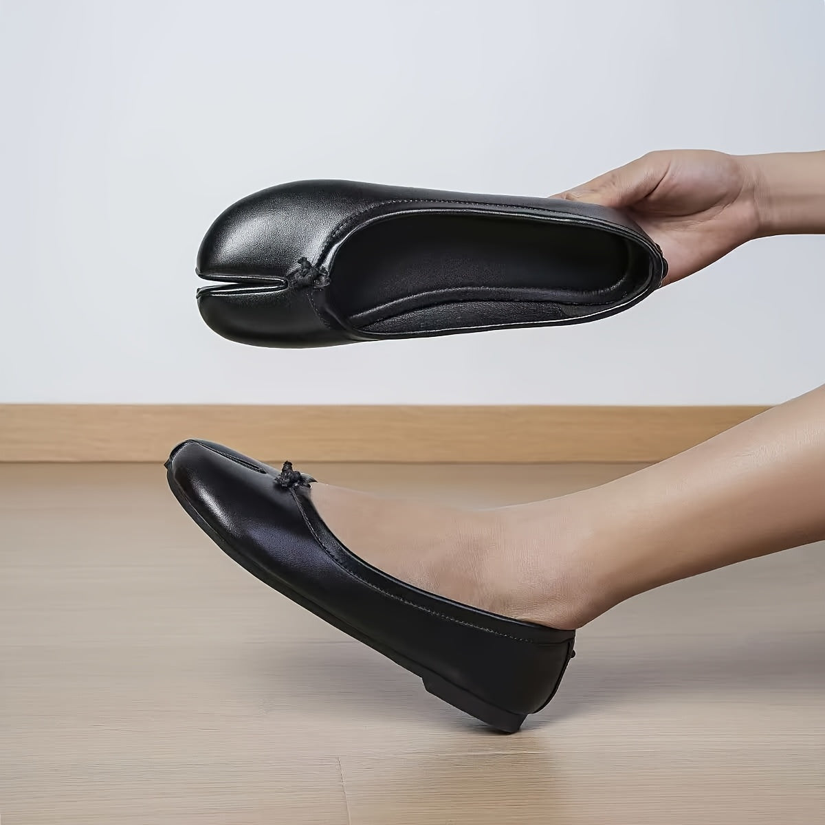 Women's Mary Jane Flat Shoes Leather Comfortable Soft Sole All Seasons