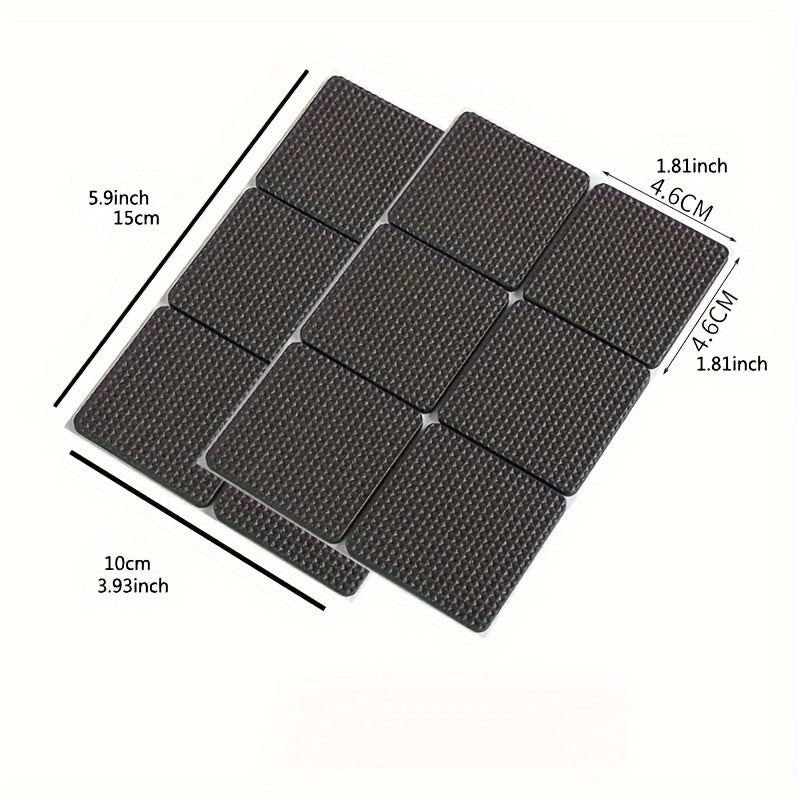 Rubber Furniture Pads Self-Adhesive Non-Slip Floor Protectors for Home