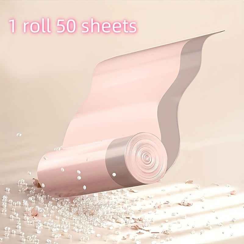 50/100 ta qo'shimcha katta og'ir yuk ko'taruvchi ipli axlat sumkasi, oshxona, hammom, yotoqxona, yashash xonasi va hojatxona uchun ko'p maqsadli bir martalik plastik sumkalar - qulay va uzoq muddatli chiqindilarni tashlash sumkalari