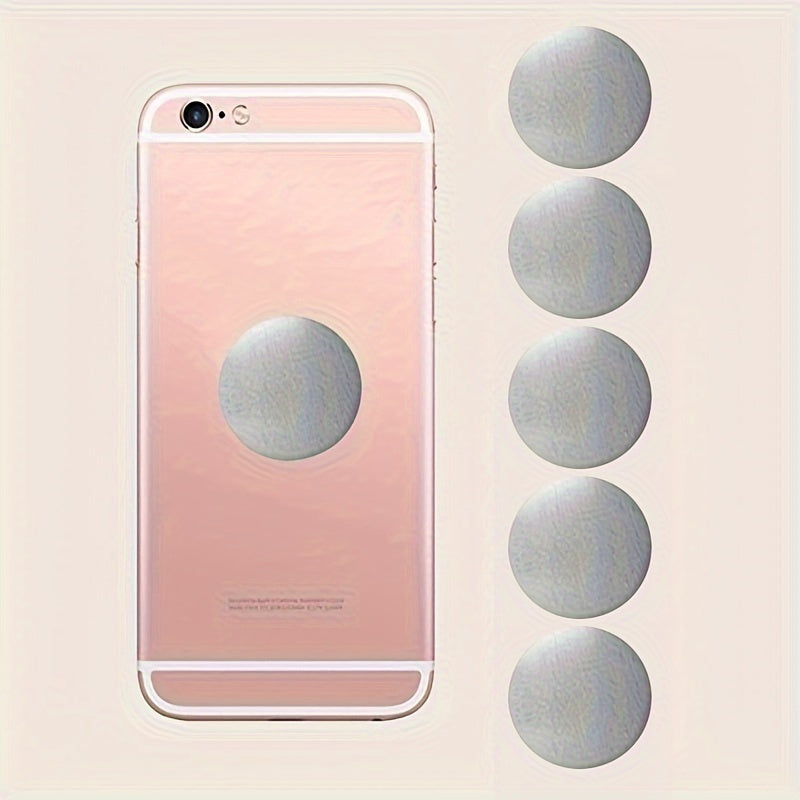 Telefon paneli uchun 5 ta qismlik magnitli avtomobil o'rnatish uchun dumaloq patch to'plami