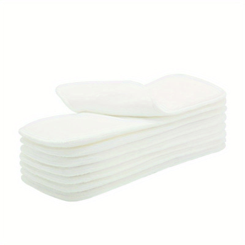 Washable Diaper Pads 5 Pack with 3 Layers Ultra-Absorbent 35x13.5cm for Cloth Diapers