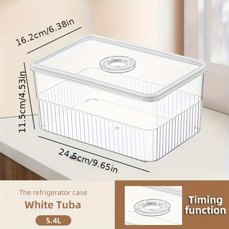Juego de 3 recipientes apilables y herméticos para almacenamiento de alimentos en la cocina