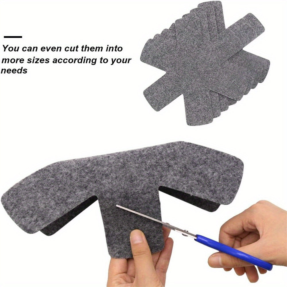 Pack of 12 Pot Protectors with 3 Sizes for Stacking Kitchenware No Power Needed