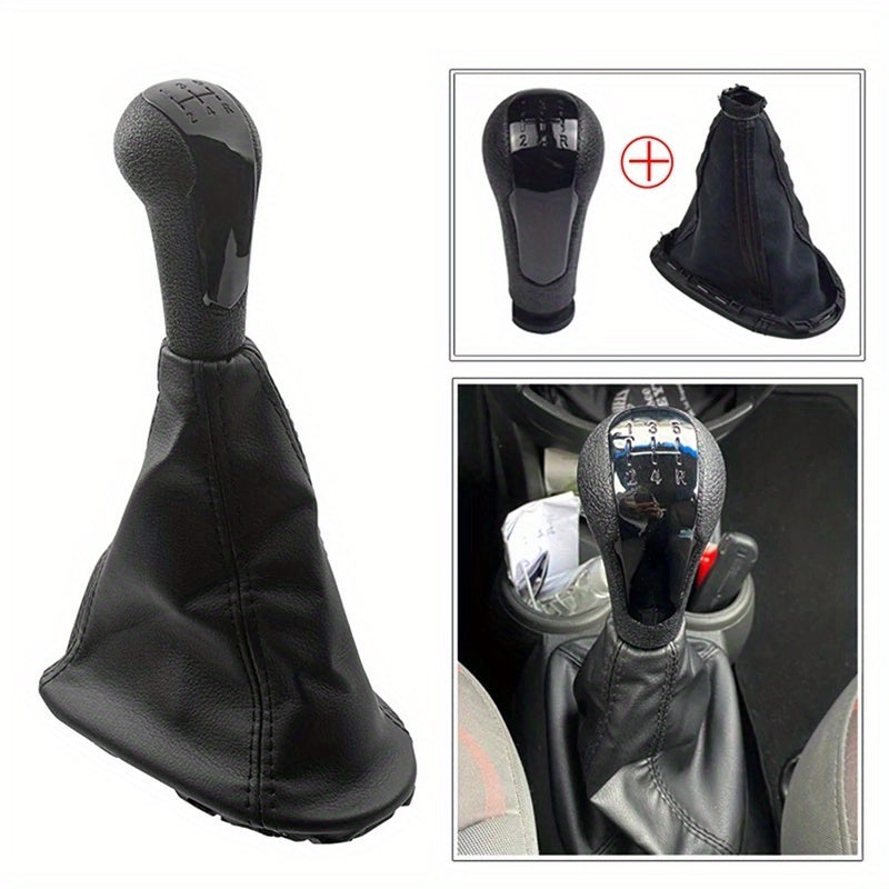 Car Gear Shift Knob Lever Gaiter Cover ABS Chrome 5 Speed Manual