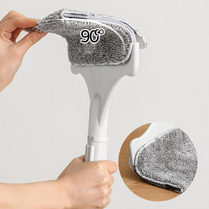 Mopa retráctil de doble cara para limpiar cristales, sofás, camas y rendijas