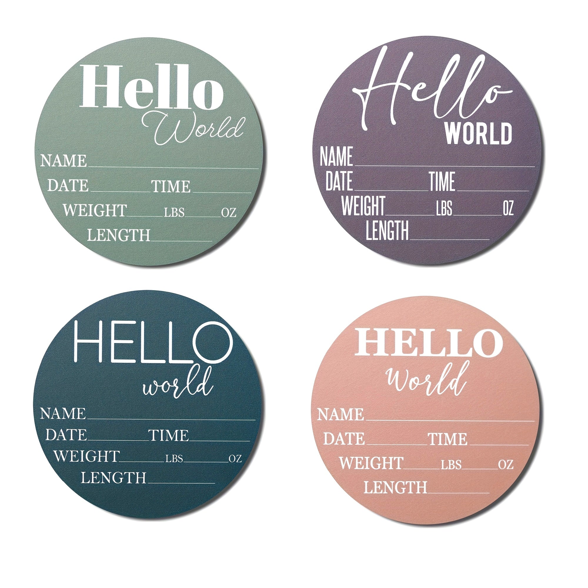 Доска для объявления о рождении с высоким разрешением, напечатанная на дереве натурального цвета, идеальный памятный подарок.