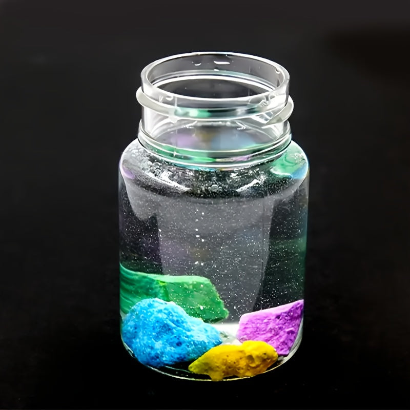 1 to'plam Sehrli Suvda Qolish Bog'i To'plami - DIY Suv Tosh Tajriba To'plami, Quvvat Kerak Emas, Bayram Bezaklari va Sovg'alar Uchun Mukammal, Plastikdan Yasalgan