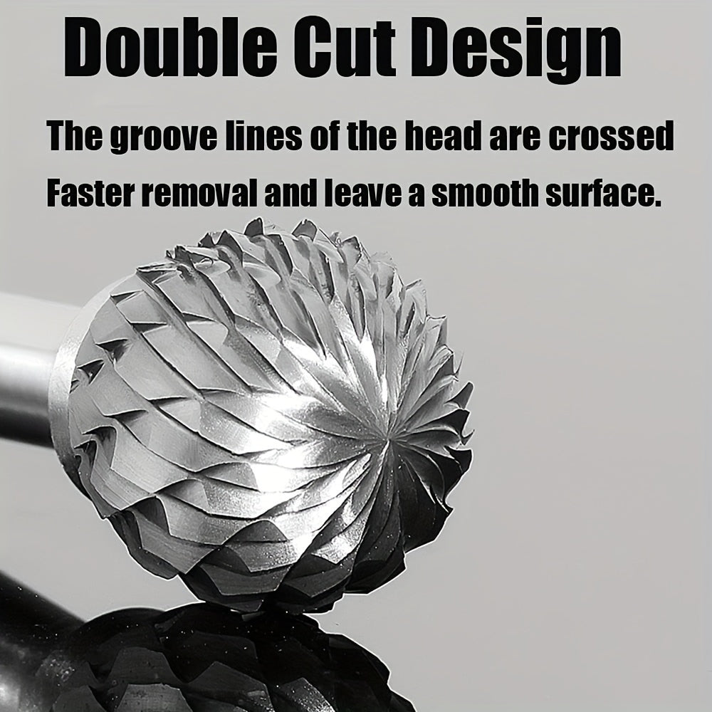 30-Piece Carbide Rotary Drill Bit Set with 1/8 Inch Handle for Woodworking Engraving and Steel