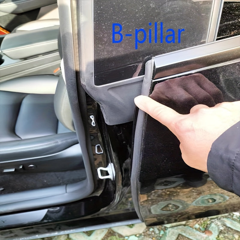 Full Vehicle Soundproofing Seal Strip Kit Waterproof Shock Absorbing Self-Adhesive Insulation