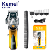 Electric Hair Clipper with Adjustable Speed LED Display Stainless Steel Blade for Salon Home Use