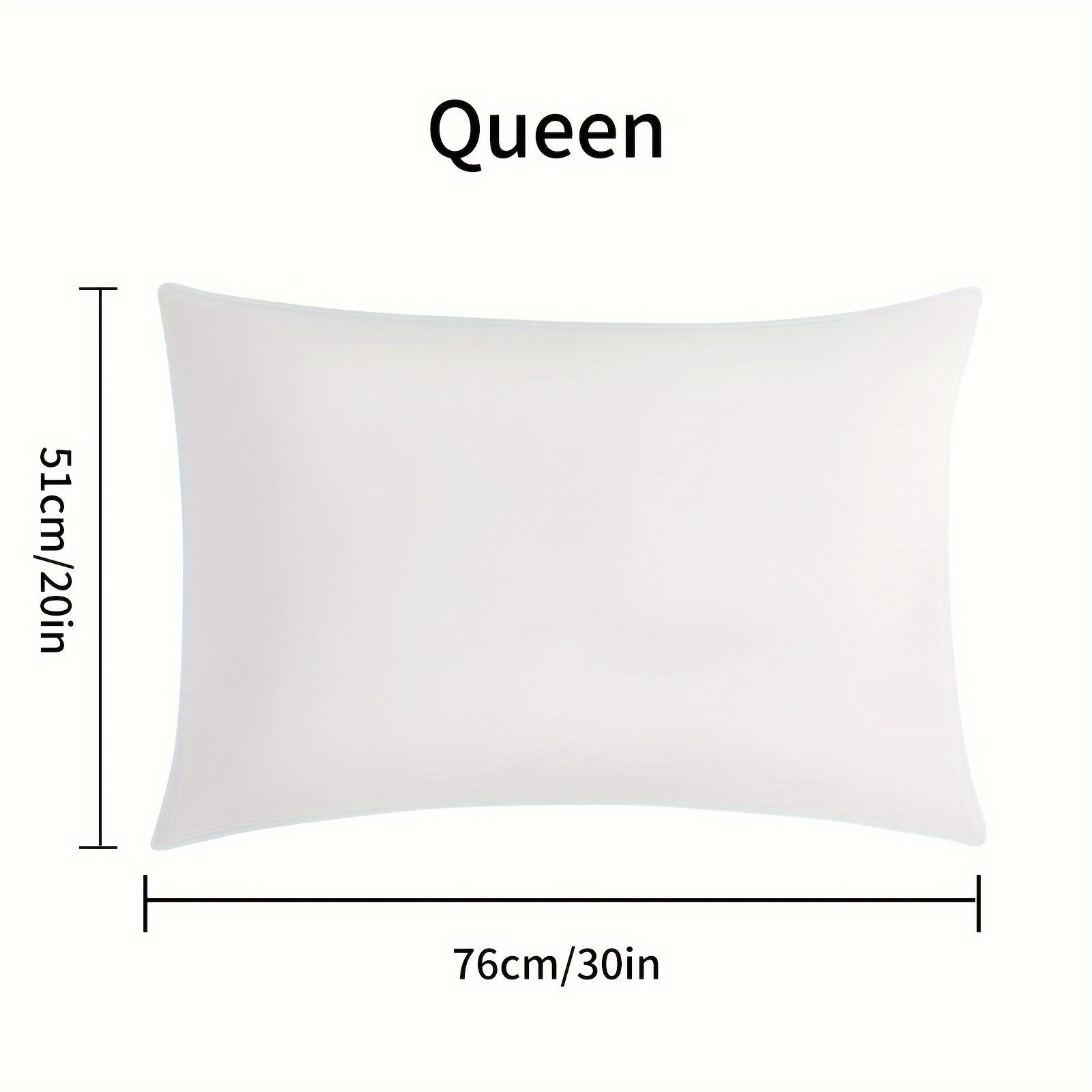 Two Pack Brushed Cloth Pillowcases 90gsm Soft Durable Bedding Set