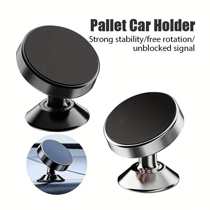 Universal Magnetic Car Phone Holder Metal Air Vent Mount 360 Degree Rotation