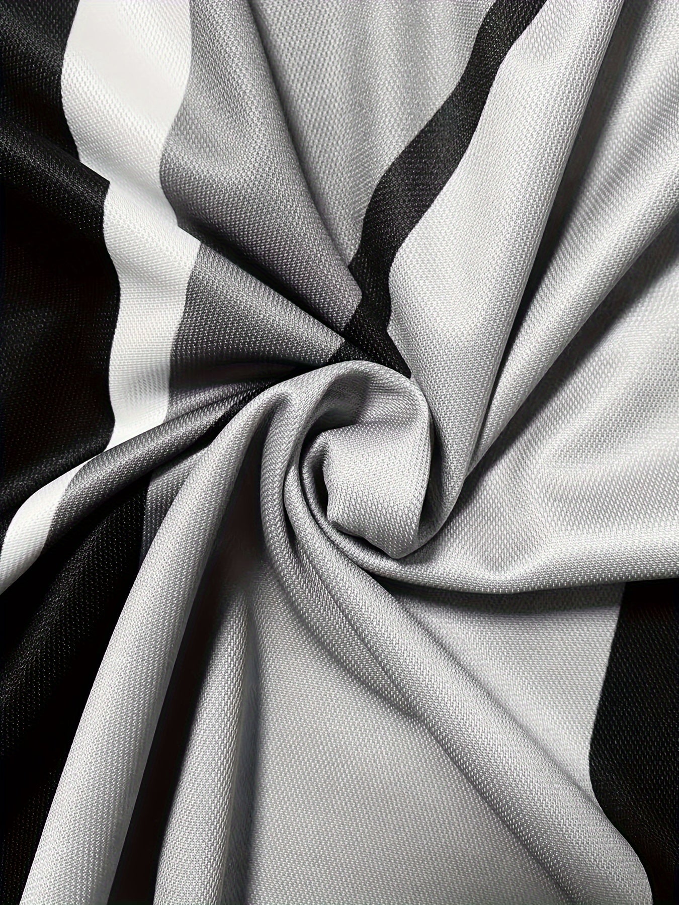 Men's Plus Size Golf Shirt Breathable Polyester Geometric Print Casual Short Sleeve