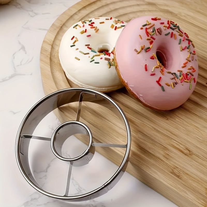 Stainless Steel Donut Cutters Set for Baking Cookies Cakes and Pastries
