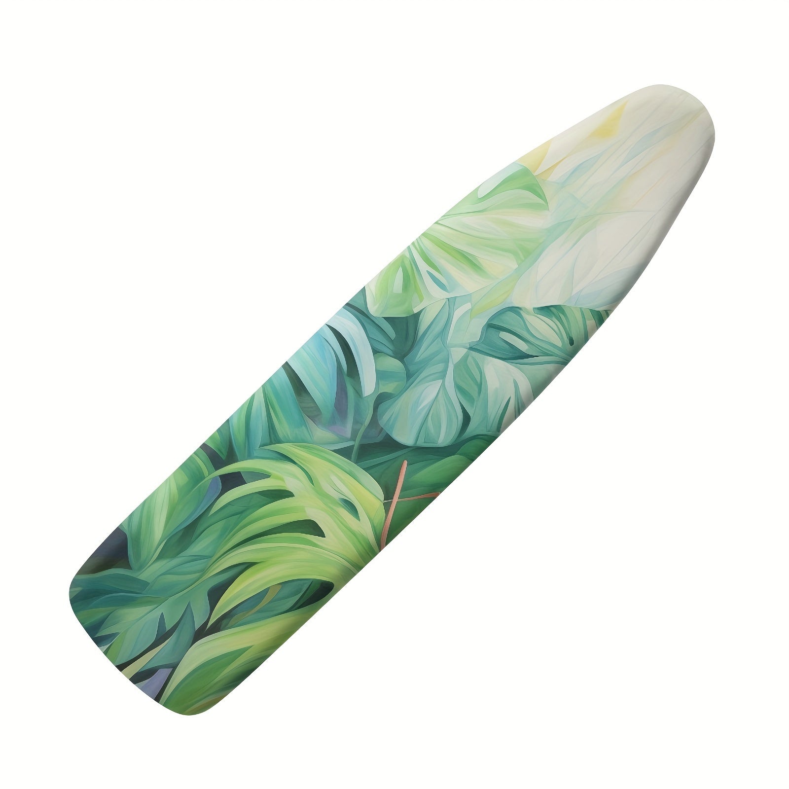 Spring Summer Ironing Board Cover Set with Palm Tree and Monstera Leaves High-Temperature Resistant Replacement Cloth