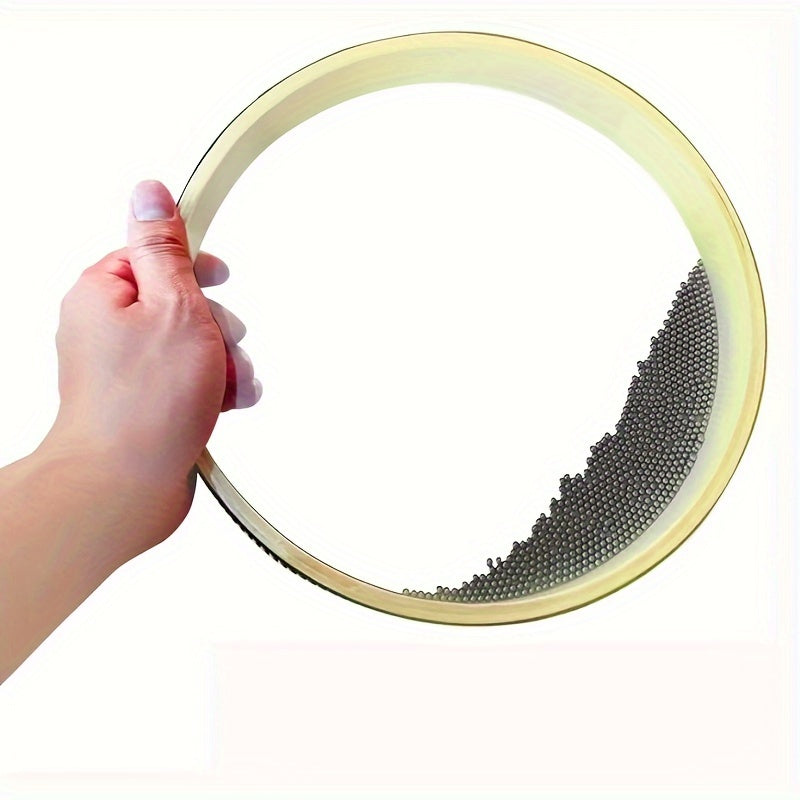 Instrumento de percusión con mazos para relajación, meditación y educación 20.32cm 25.4cm Cuentas transparentes