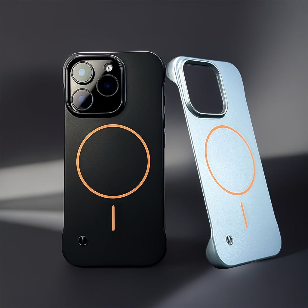 Ultra Thin Matte PC Phone Case for iPhone 12-16 Pro Max Shockproof Wireless Charging