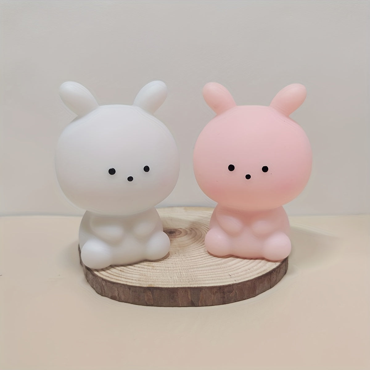 Luz nocturna de conejito de Halloween estilo asiático con control de encendido/apagado para dormitorios, fiestas y regalos