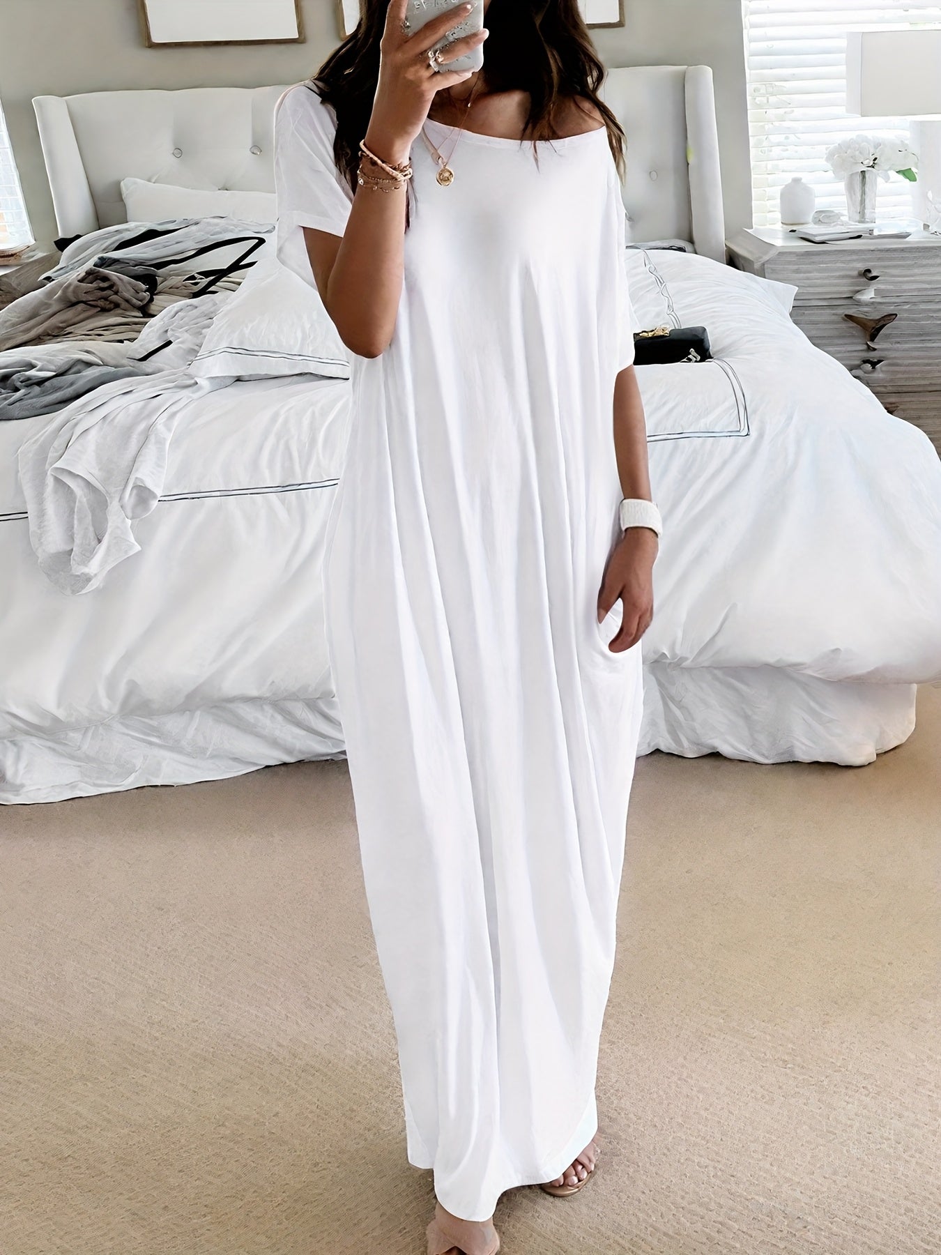 Women's Plus Size Athletic Dresses Sleeveless Flowy Stretchy Fabric Pack of 3