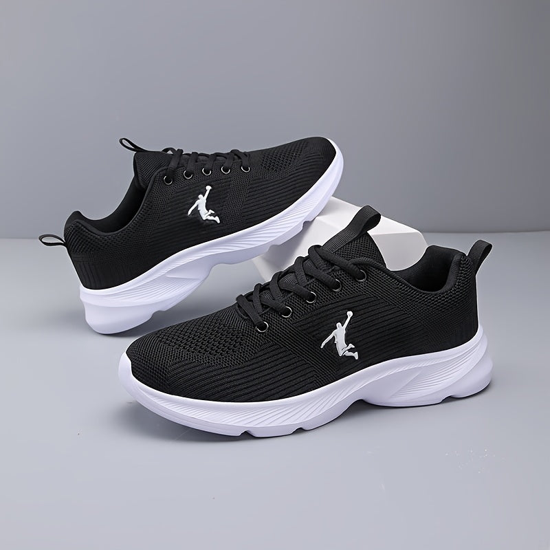 Erkaklar uchun barqaror yo'l yugurish poyabzallari, engil, nafas oladigan mato ustki qismi, EVA ichki qismi va tagligi, bir rangli, shoelace yopilishi va yugurish va fitnes uchun barqarorlashtiruvchi qo'llab-quvvatlash.