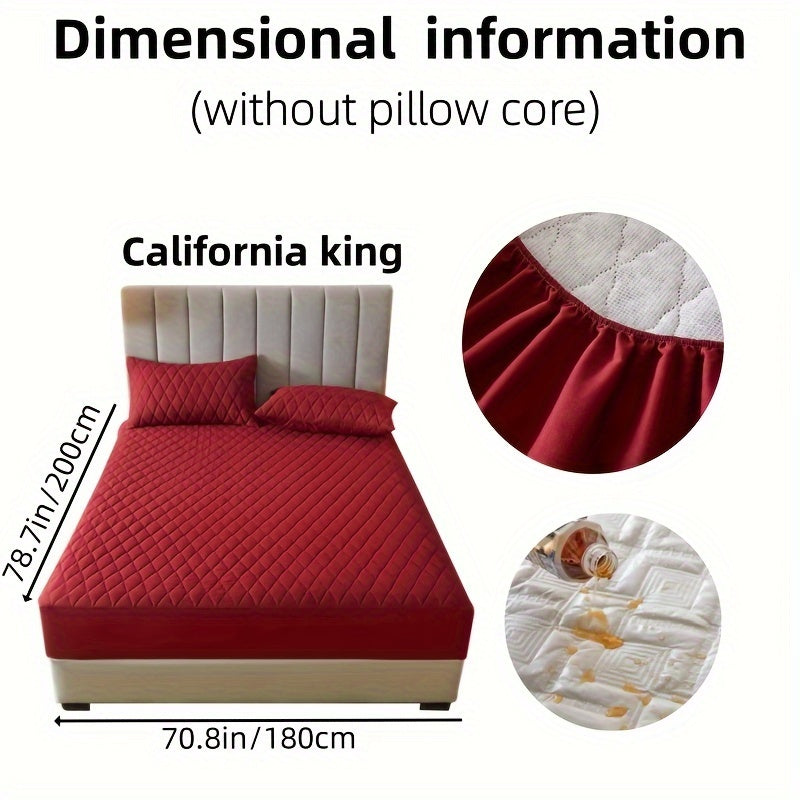 Fitted Sheet Set for 2/3 Bed Waterproof Deep Pocket Pillowcases Bedroom Guest Hotel