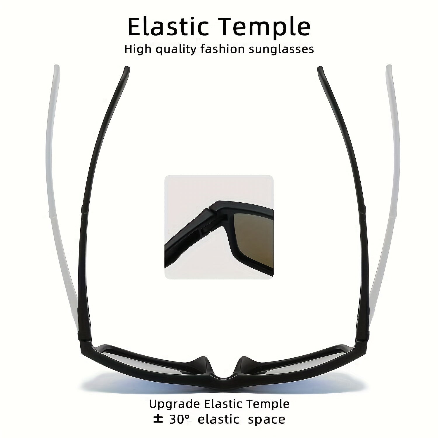 Men's Polarized Sunglasses for Cycling Driving Fishing Outdoor Activities and Business Parties