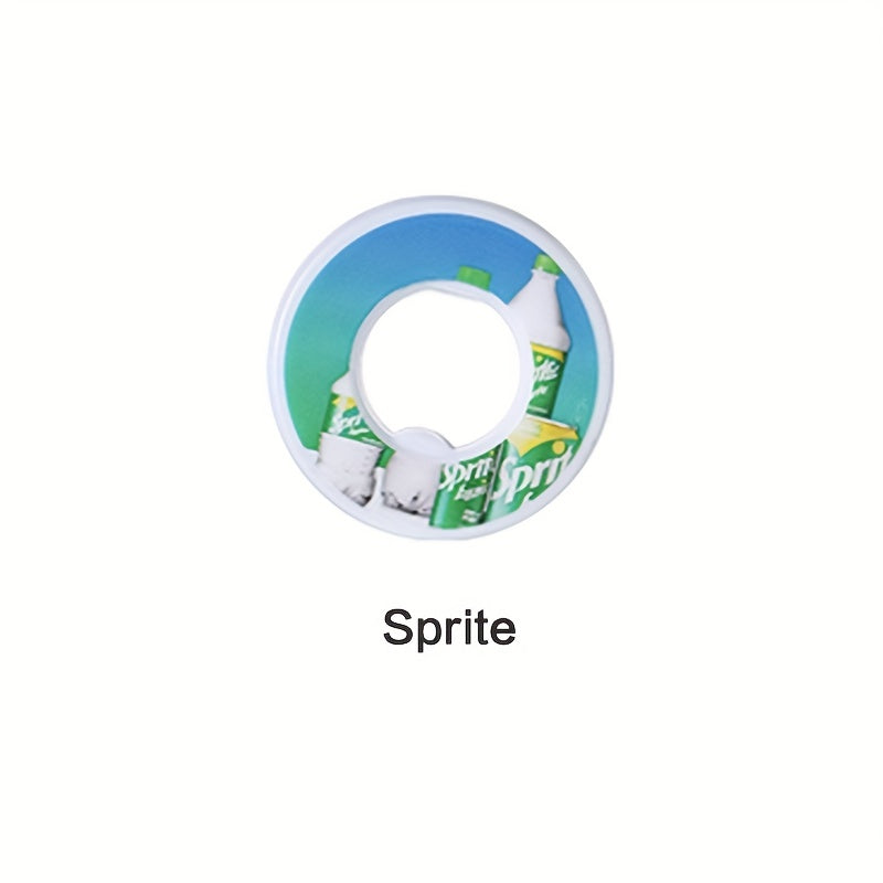 Anillos de leche con sabor a fruta para botellas de agua deportivas, accesorio para vasos