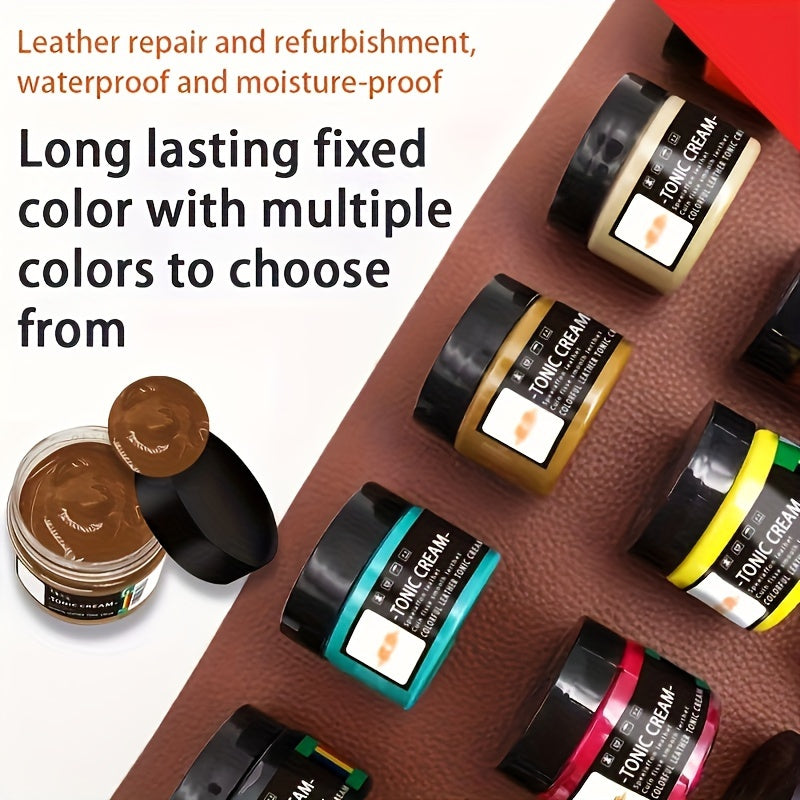 Leather Repair Paste 50ML for Sofa Shoe Car Leather Color Restoration