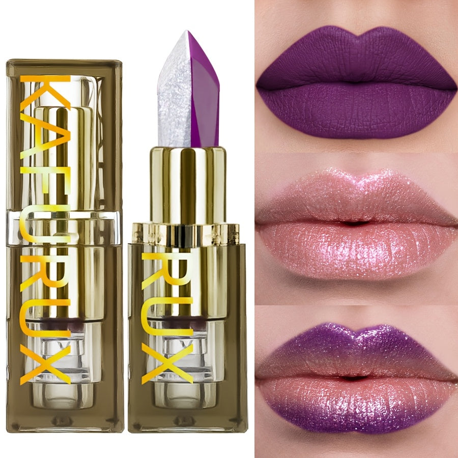 Barra de labios mate para mujer en colores perlados blancos y morados