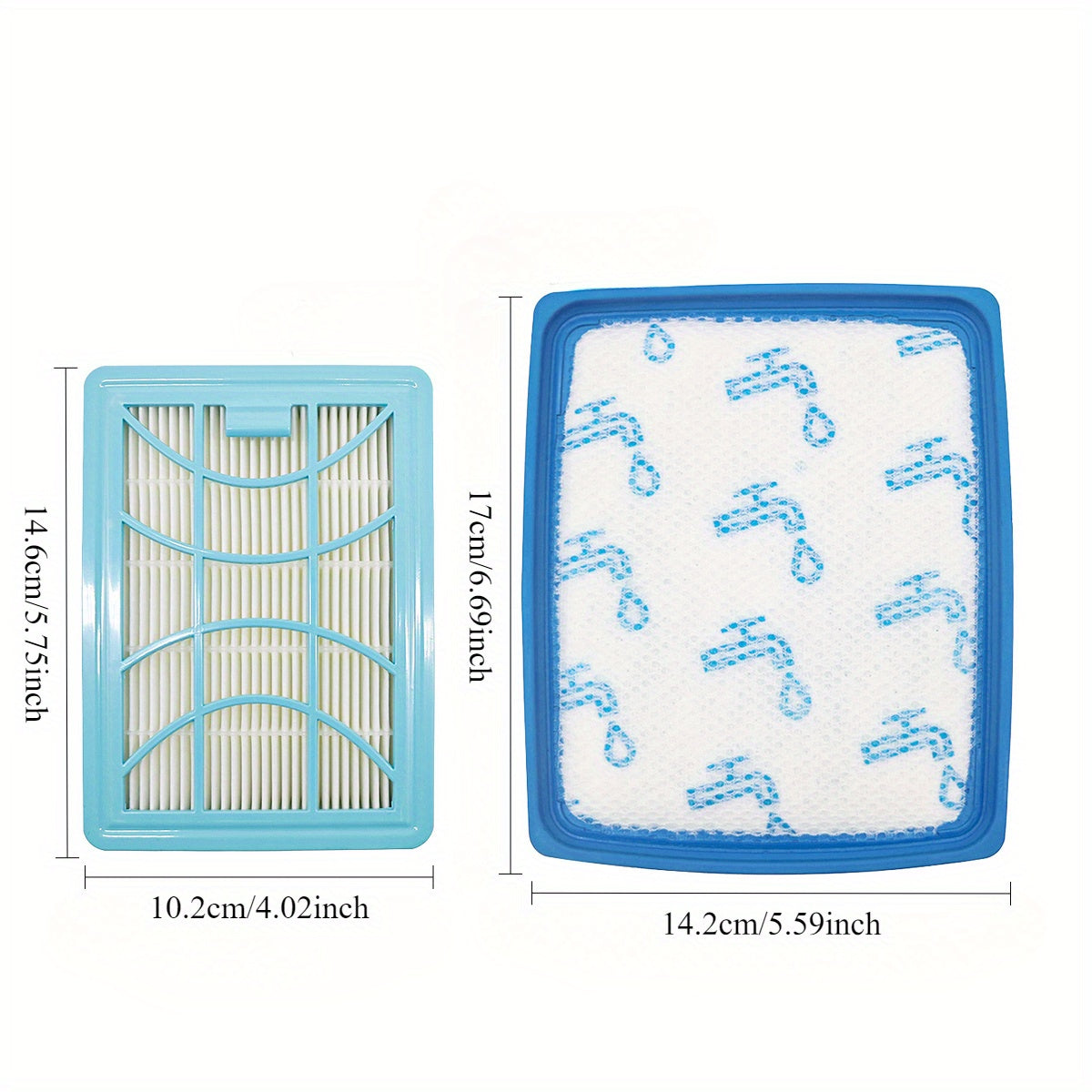 Philips changyutgichi CP0616 FC9728-FC9735 uchun HEPA filtrlar