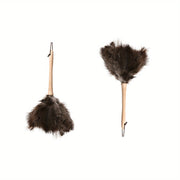 Tabiiy jun tozalovchi, 40.64 sm qalin boshli va yog'och tutqichi bilan uylar, ofislar va avtomobillarni tozalash uchun. Mukammal tozalash vositasi.