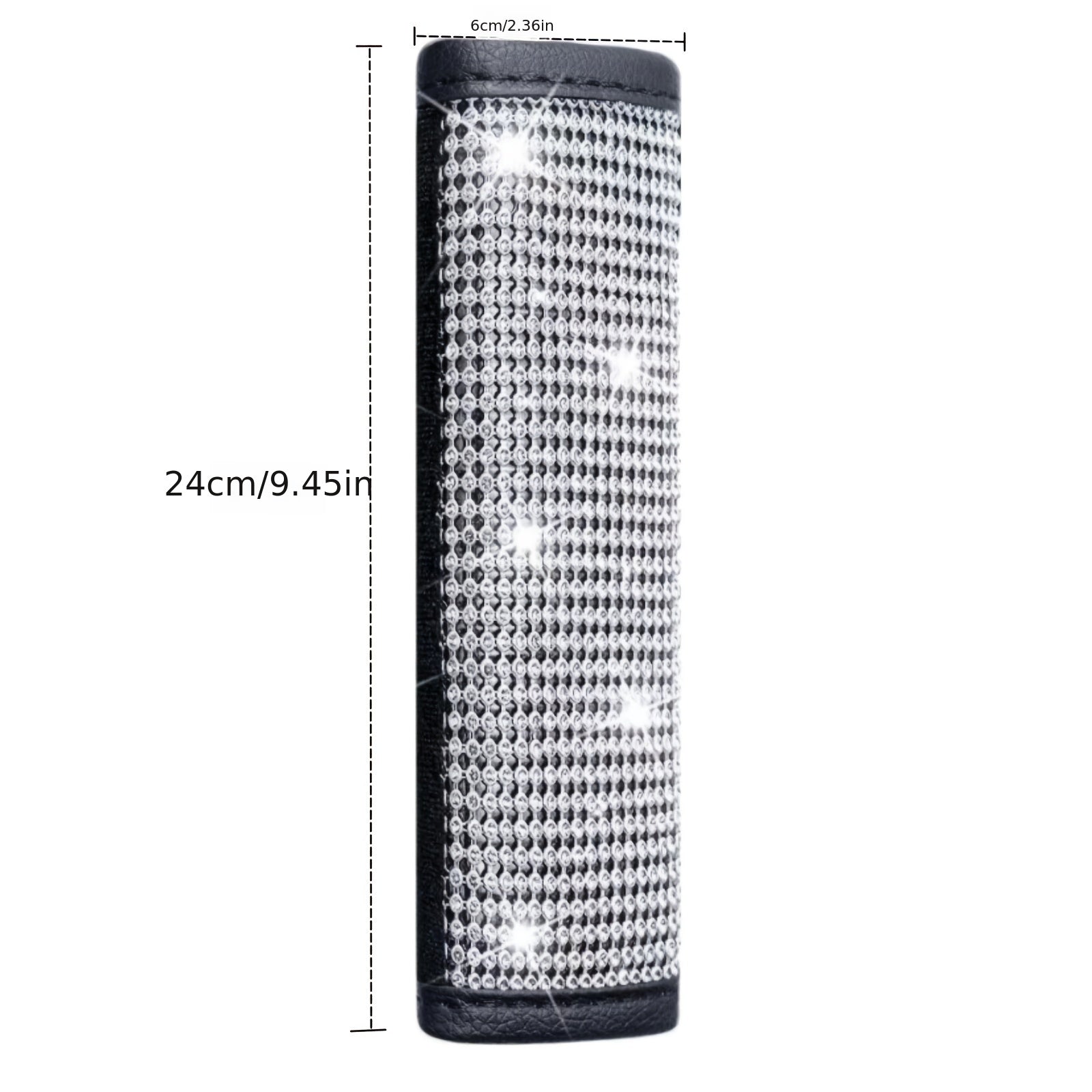 Avtomobil ichki qismi uchun avtomobil o'rindig'i xavfsizlik kamarini himoya qilish qopqog'i sun'iy olmos yelka himoyasi to'plami